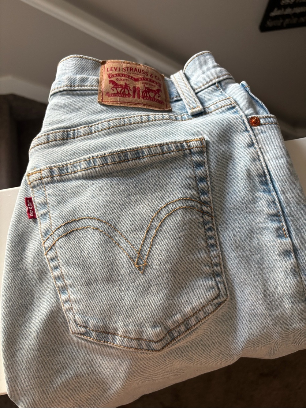 Levi's Women's Light Blue High-Rise Jeans